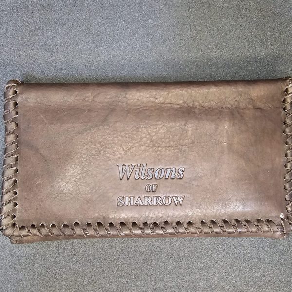 Dark Brown Leather Pouch (Wilsons Of Sharrow)