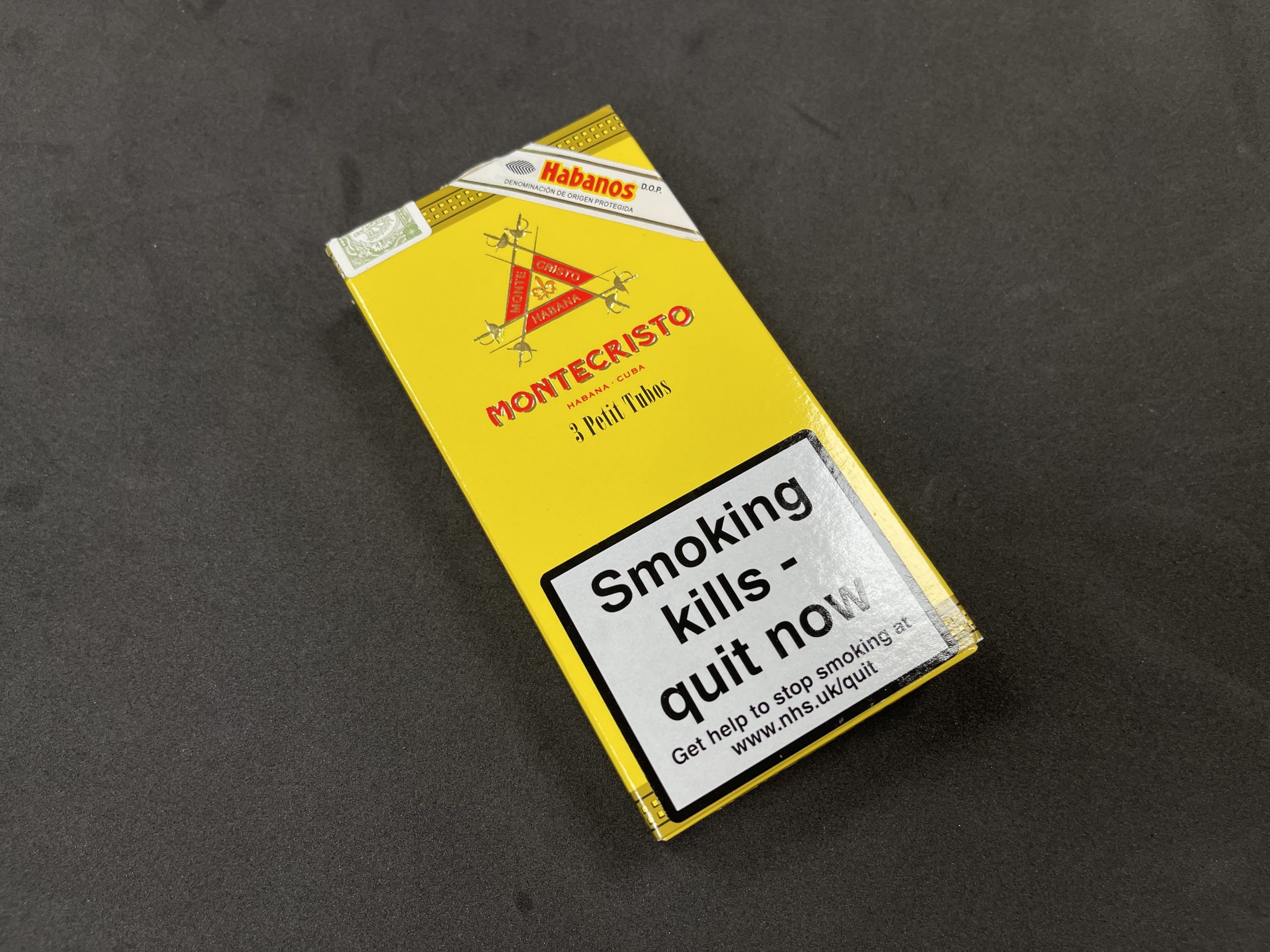 Montecristo Petit Tubos (Pack of 3)