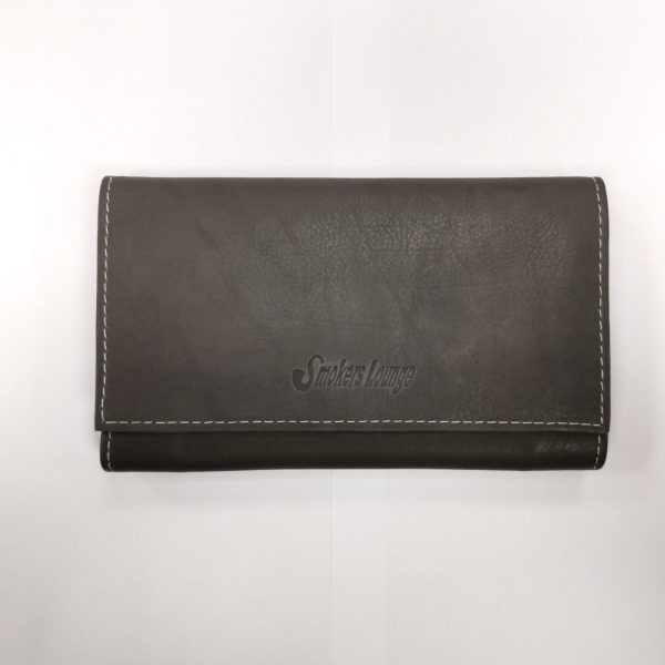 Suede Two Tone Leather Pouch