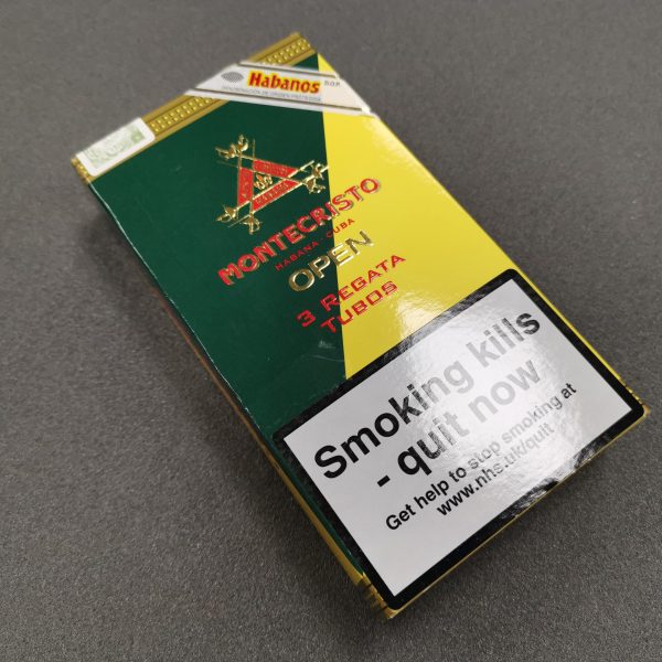 Montecristo Open Regata Tubos (Pack of 3)