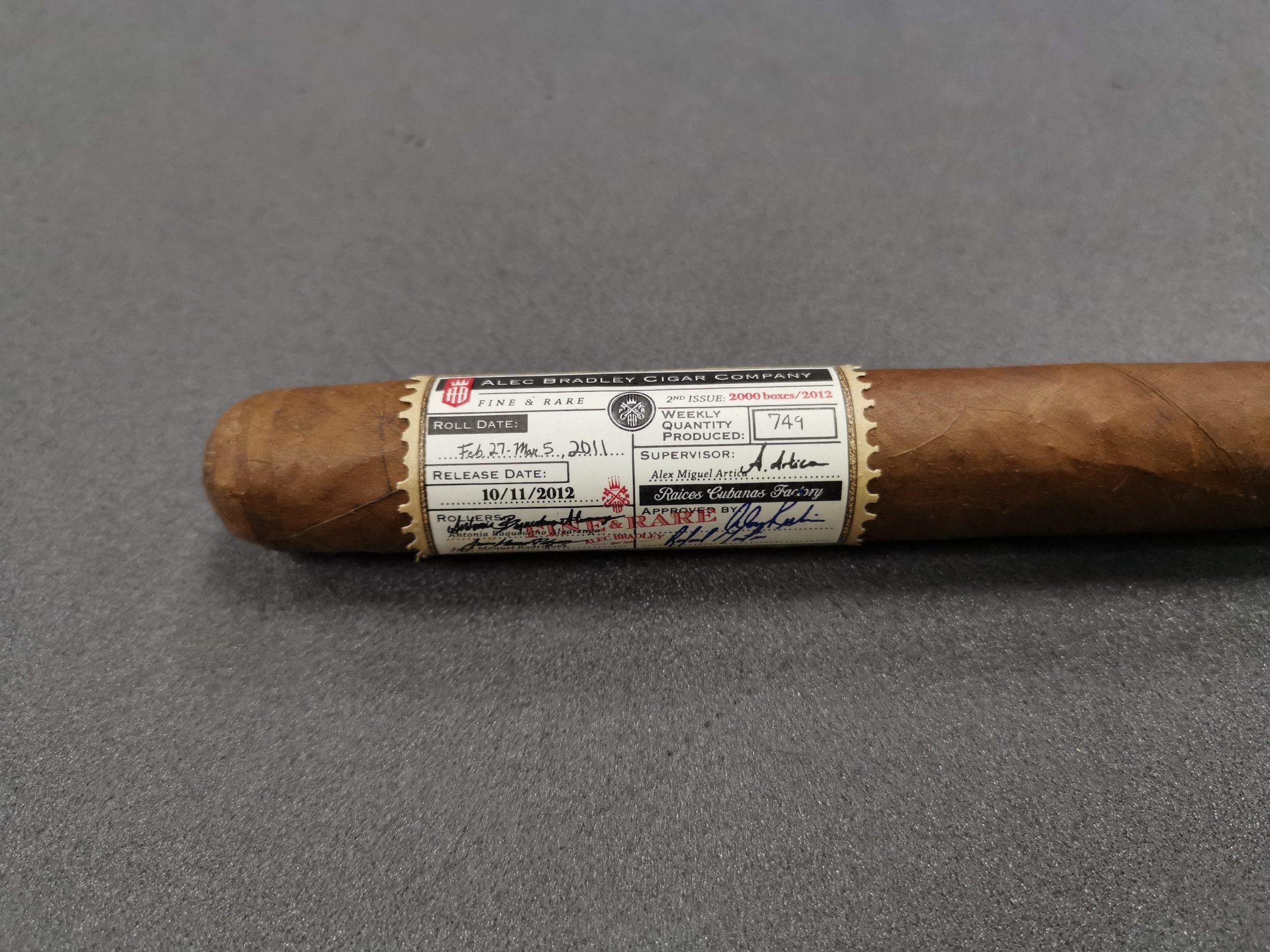 Alec Bradley HJ10-i 2012 (Box of 10) - Image 3