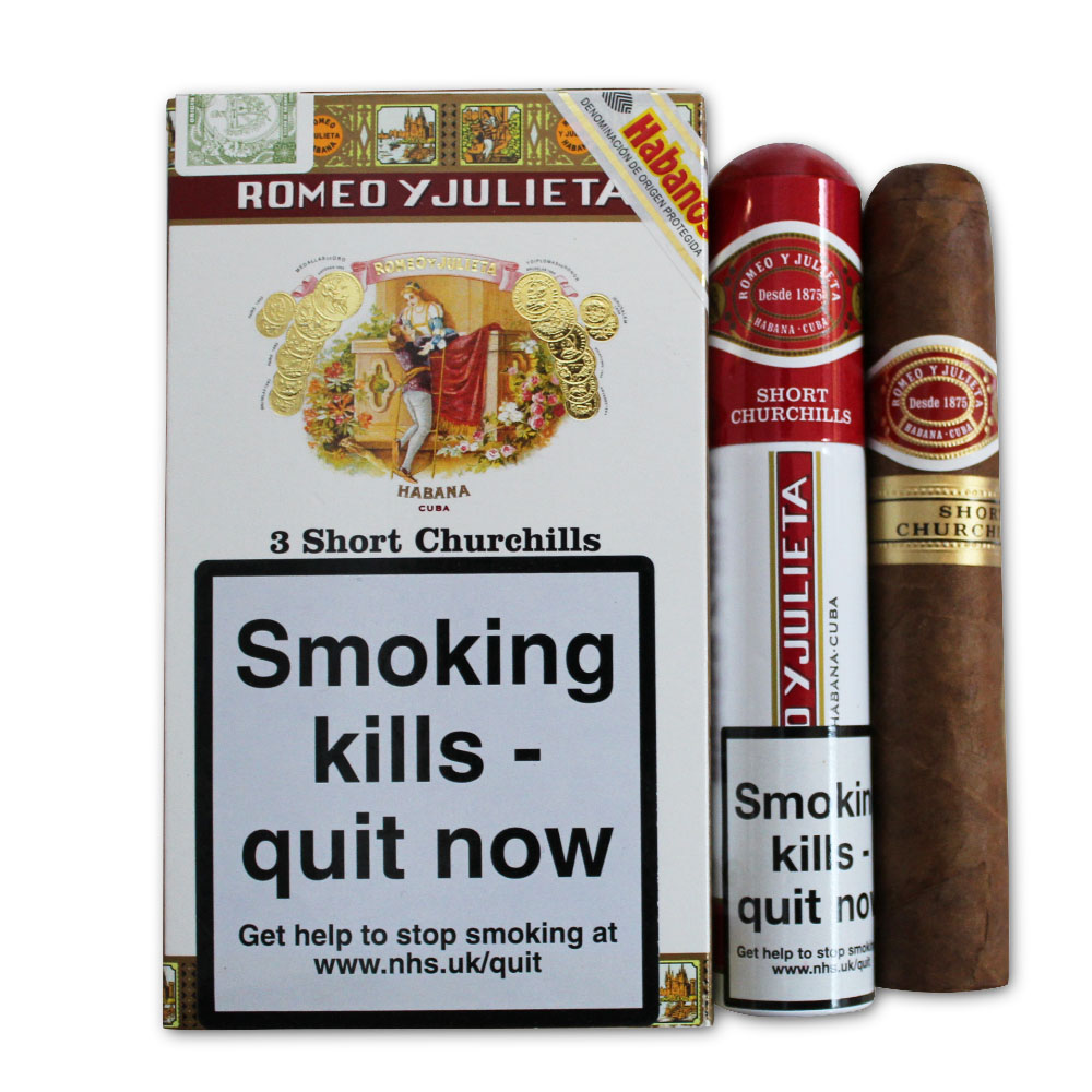Romeo Y Julieta Short Churchill (Pack of 3)