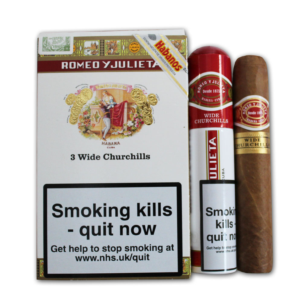 Romeo Y Julieta Wide Churchill (Pack of 3)